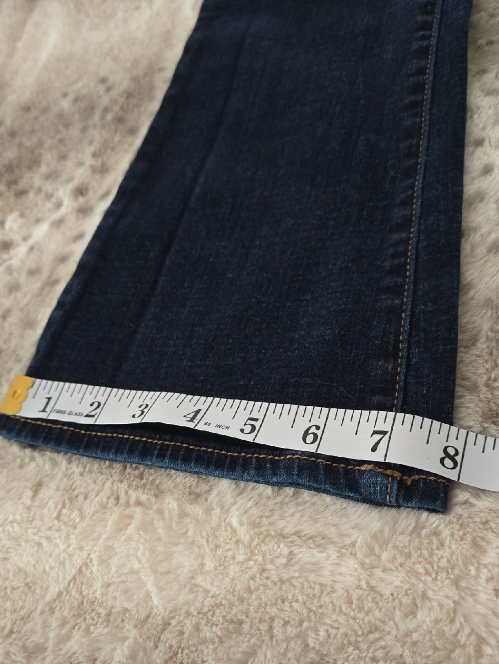 American Eagle Outfitters Dark Indigo Skinny Kick Jeans - Sz 10 Regular - Picture 9 of 9